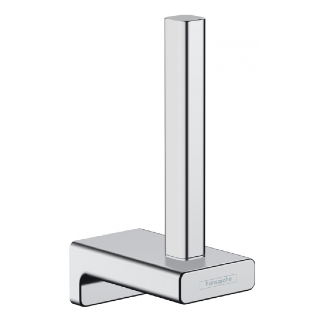 Hansgrohe AddStoris 鍍鉻捲紙架 (壁掛式/隱藏式固定)